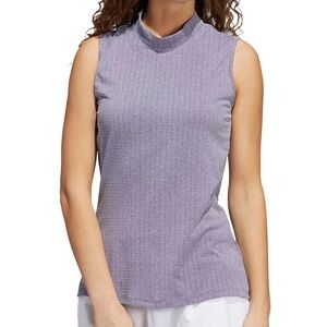 Women's adidas Essentials Mockneck Sleeveless Golf Top